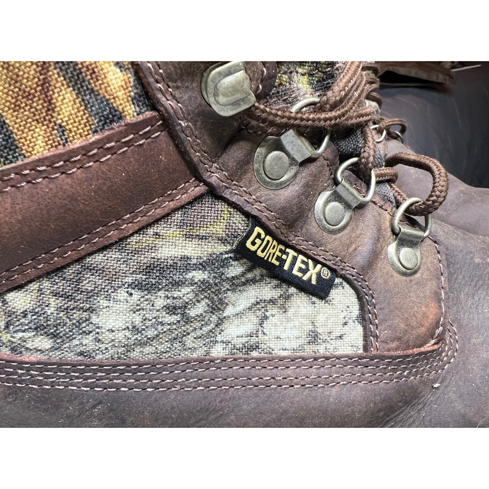 Field & Stream Mens Camo Leather Hunting Boots GORE-TEX Thinsulate MFW08283 13 - Picture 8 of 11